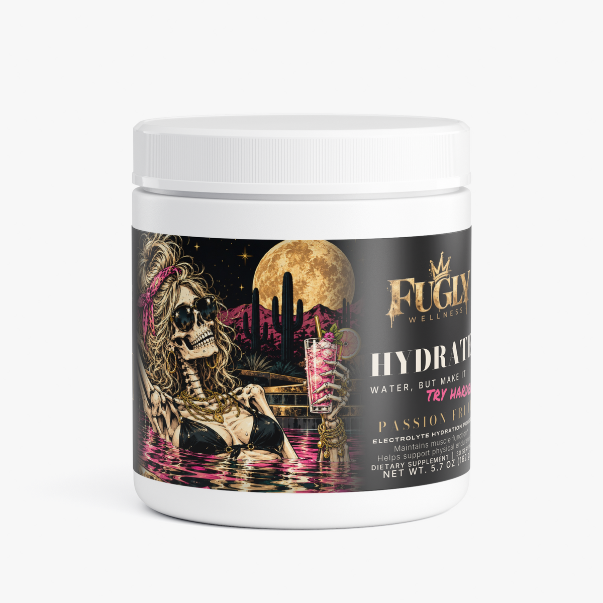HYDRATE. Hydration Powder (Passion Fruit) Glam Chaos Edition