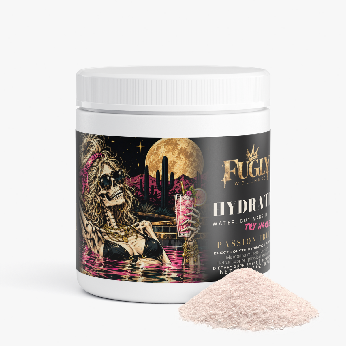 HYDRATE. Hydration Powder (Passion Fruit) Glam Chaos Edition