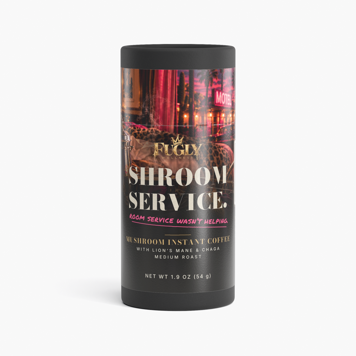 SHROOM SERVICE. Mushroom Fuse Instant Coffee (Medium Roast)
