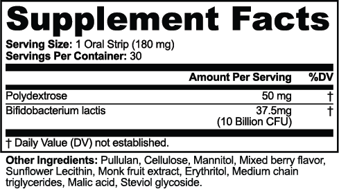 GUT CHECK. Probiotic + Metabolism Strips