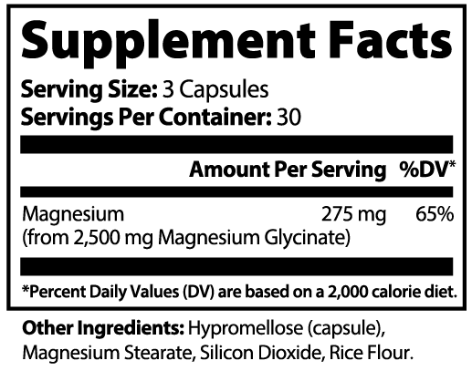 SLEEP. Magnesium Glycinate